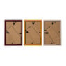 Fotolijsten set van 3 - beige/oker/rood - 10x15 cm
