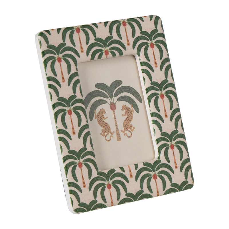 Fotolijst mini palm - groen - 5x8cm