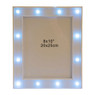 Fotolijst led lichtjes - 20x25 cm - wit