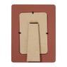Fotolijstje streep lovely - bruin/rood - 10x15 cm