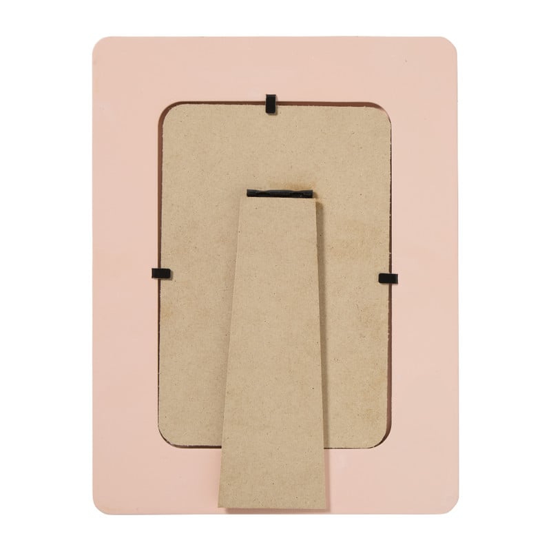 Fotolijstje blokjes - bruin/beige - 13x18 cm
