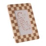 Fotolijstje blokjes - bruin/beige - 13x18 cm