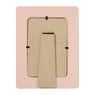 Fotolijstje blokjes - bruin/beige - 13x18 cm