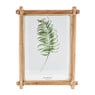Fotolijst met rotan frame - 21x30 cm
