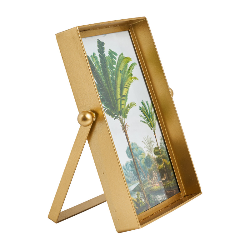 Fotolijst jungle - goudkleurig - 13x18 cm