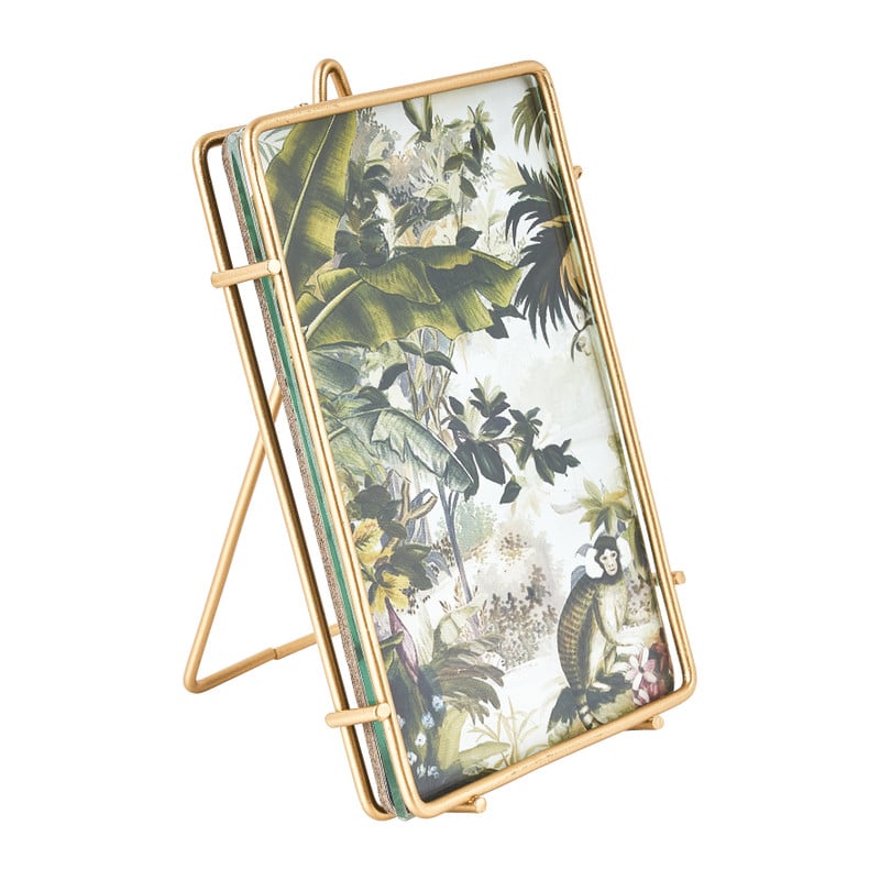 Fotolijst jungle - goud - 9x13 cm