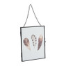 Fotolijst aan ketting - zwart - 18x23 cm