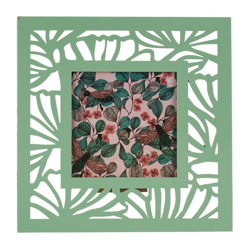 Fotolijst ginkgo - groen - 10x10 cm 