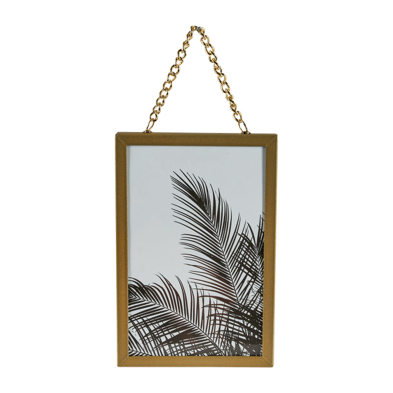 Fotolijstje aan ketting - goud - 10x15 cm