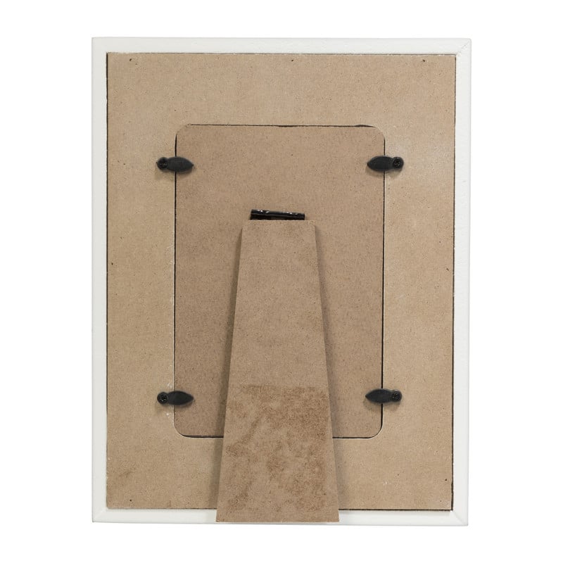 Fotolijst met relief - wit - 23x18.5x1.7 cm
