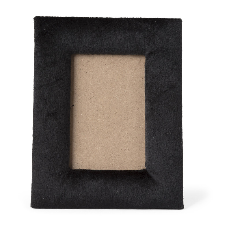 Fotolijst velvet - zwart - 22x17 cm 