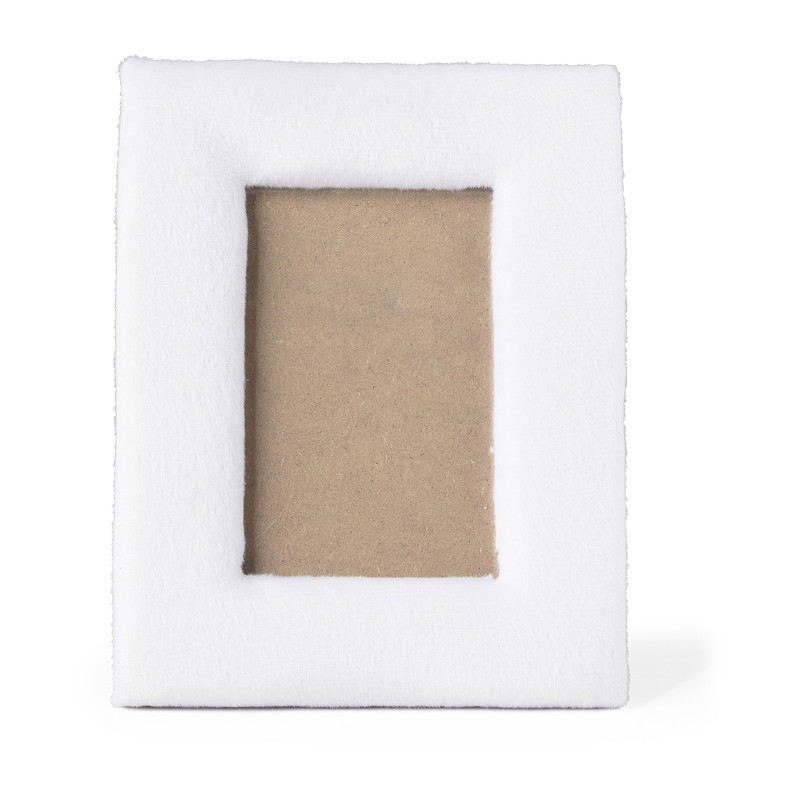 Fotolijst velvet - wit - 22x17 cm 