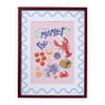 Lijst met poster market - multikleur - 30x40 cm