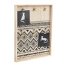 Collagelijst met clips ethnic - 38x31 cm  
