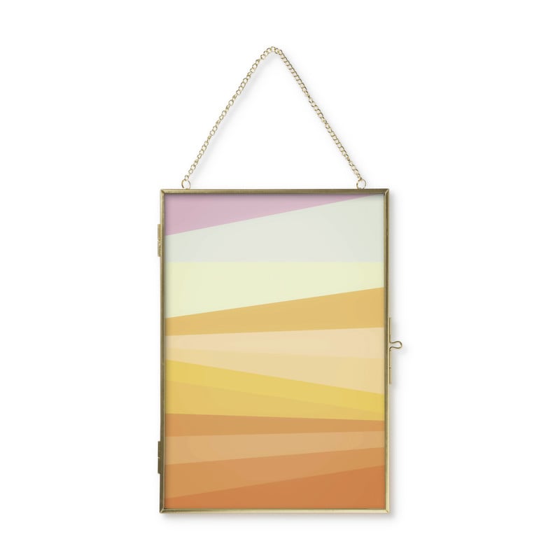 Fotolijst aan ketting staand - goud - 21x30 cm