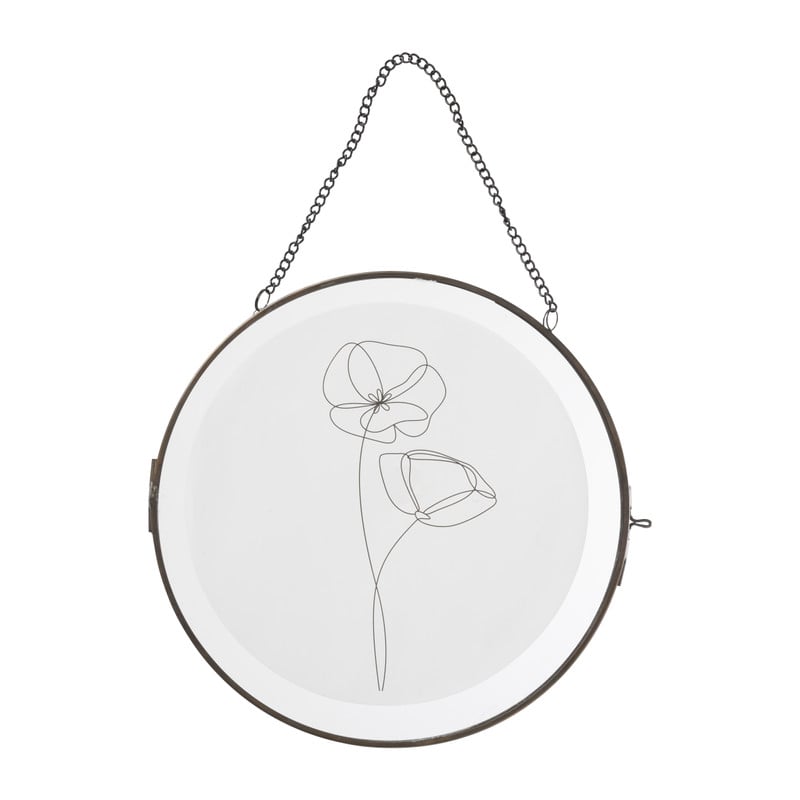 Fotolijst rond - zwart - ⌀20 cm