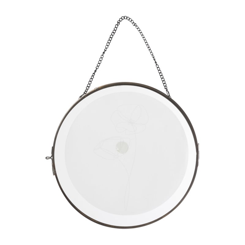 Fotolijst rond - zwart - ⌀20 cm