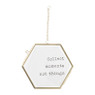 Fotolijst hexagon – goud - 13x15cm