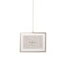Fotolijst met ketting - 15x20x1 cm - goudkleurig