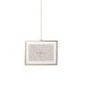 Fotolijst met ketting - 15x20x1 cm - goudkleurig