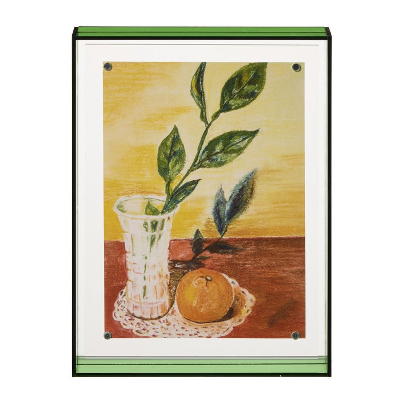 Acryl fotolijst groot - groen - 15x20 cm