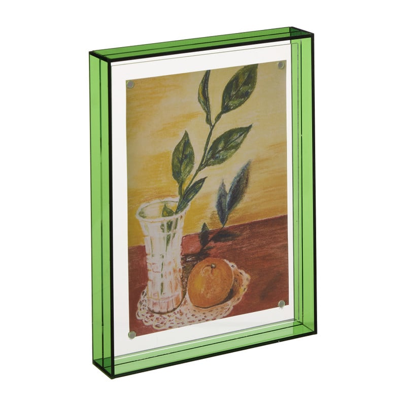Acryl fotolijst groot - groen - 15x20 cm
