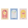 Posters drinks - set van 3 - 10x15 cm