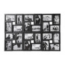 Collagelijst voor 24 foto’s - zwart- 86x57cm