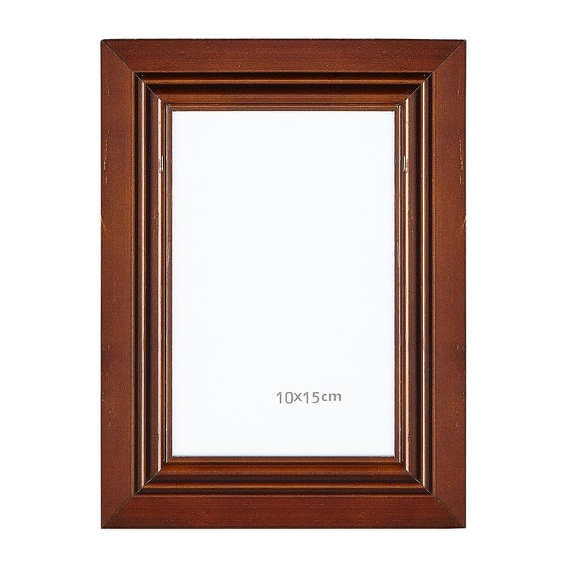 Fotolijst nieuw profiel - 10x15 cm - bruin