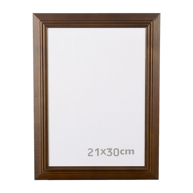 Fotolijst nieuw profiel - 21x30 cm - bruin