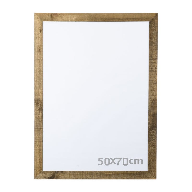 Fotolijst ruw hout - 50x70 cm - bruin