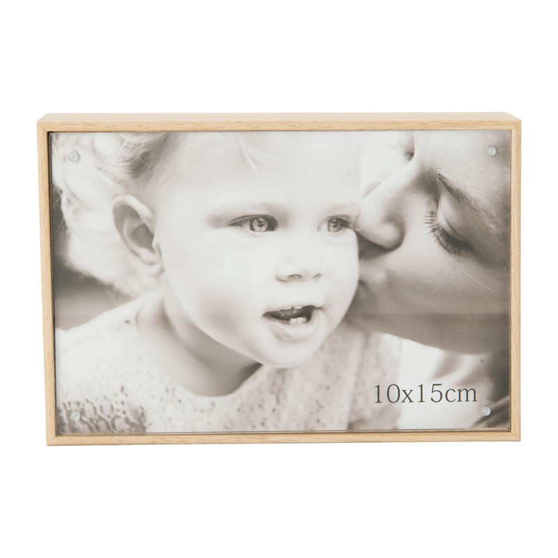 Fotolijst cube - 10x15 cm - naturel