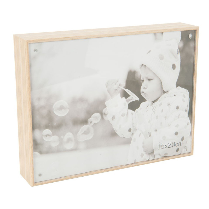 Fotolijst cube - 15x20 cm - naturel