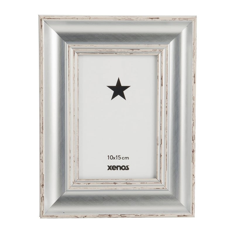 Fotolijst glossy - 10x15 cm - zilver