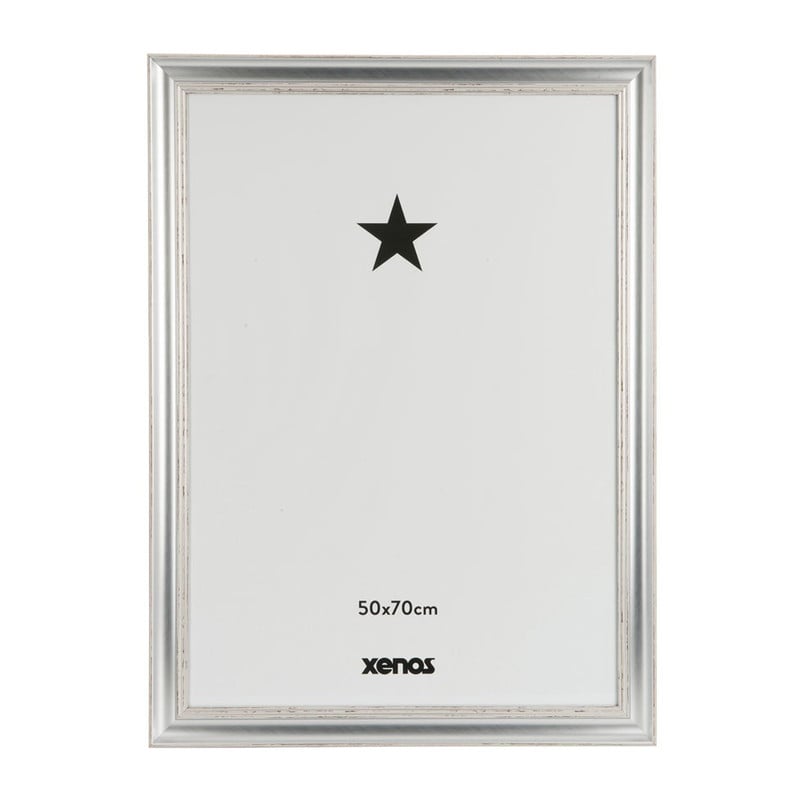 Fotolijst glossy - 50x70 cm - zilver