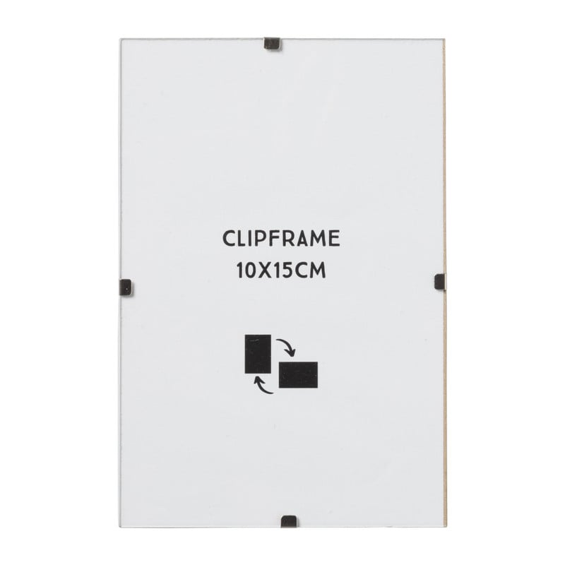Fotolijst clip frame - glas - 10x15 cm