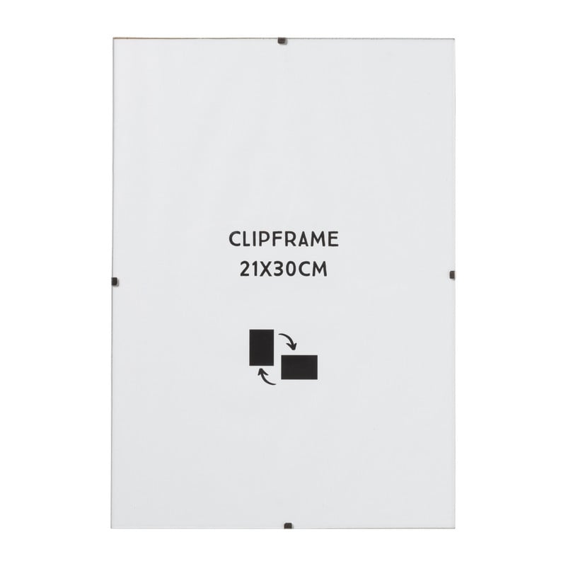 Fotolijst clip frame - glas - 21x30 cm