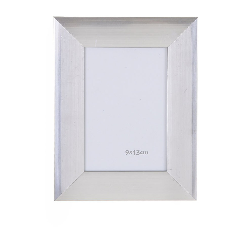 Fotolijst aluminium look - 9x13 cm