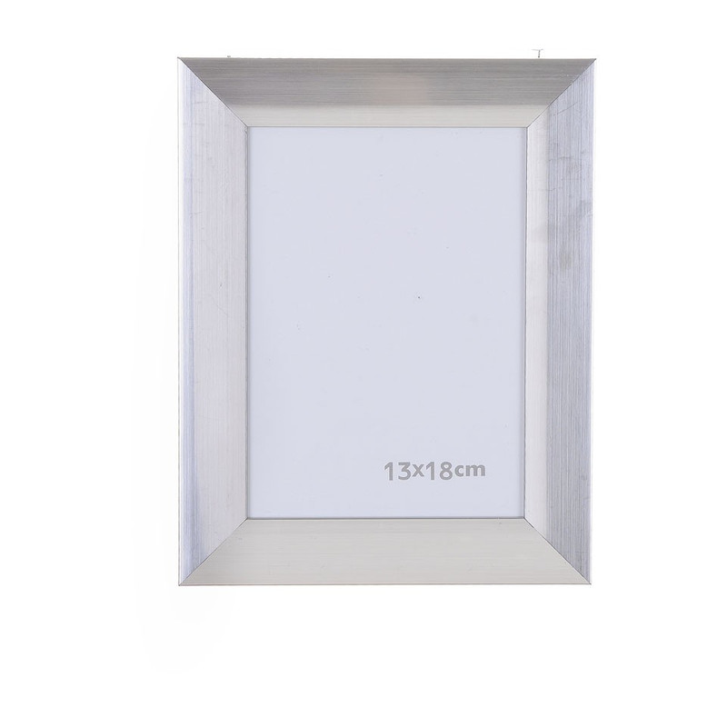 Fotolijst aluminium look - 13x18 cm