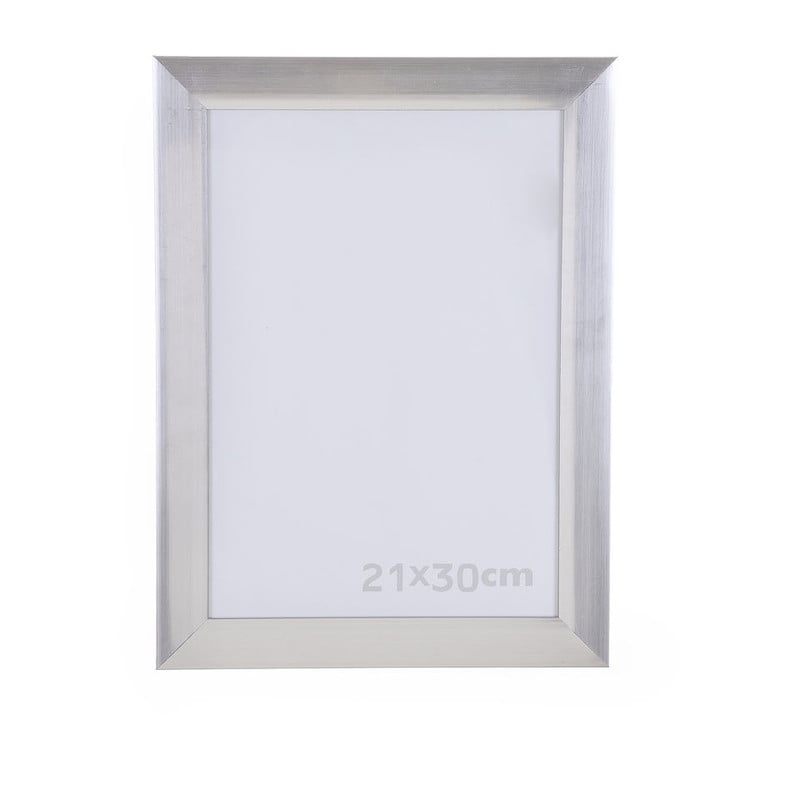Fotolijst aluminium look - 21x30 cm