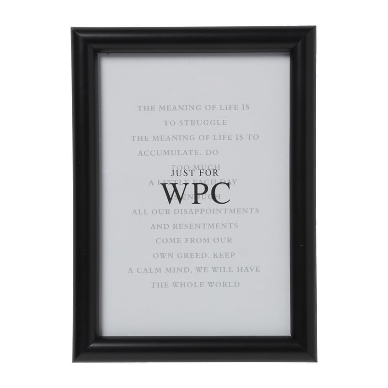 Fotolijst WPC - zwart - 9x13 cm