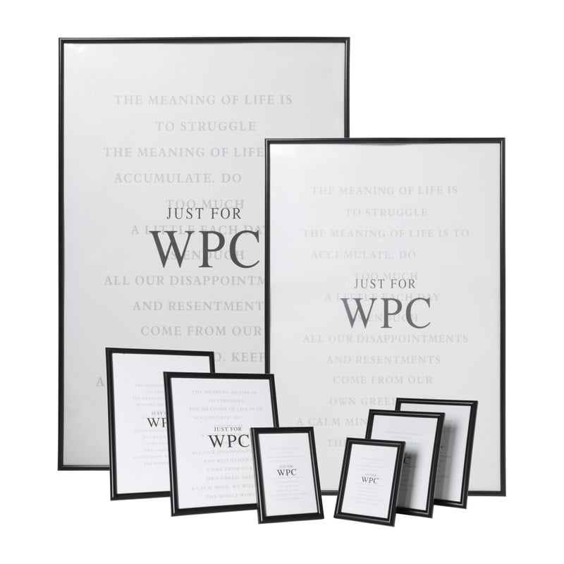 Fotolijst WPC - zwart - 50x75 cm