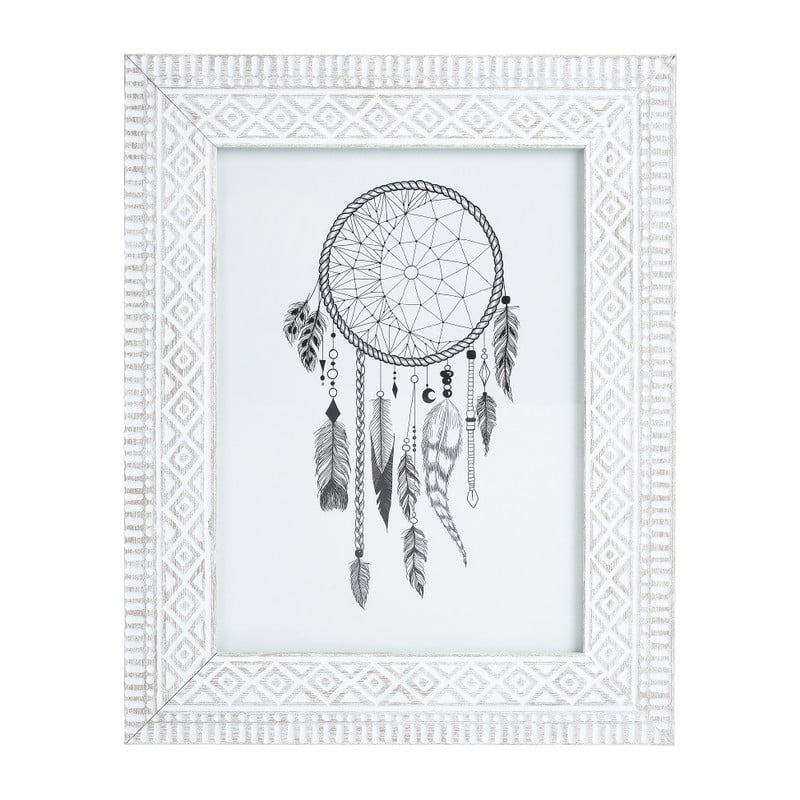 Fotolijst ethnic - wit - 15x20 cm