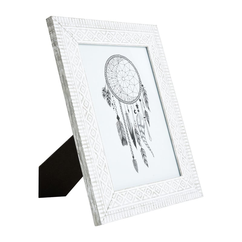 Fotolijst ethnic - wit - 15x20 cm