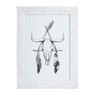 Fotolijst ethnic - wit - 21x30 cm
