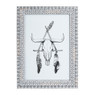Fotolijst ethnic - zwart - 21x30 cm