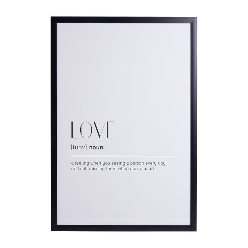 Fotolijst basic - zwart - 60x90 cm