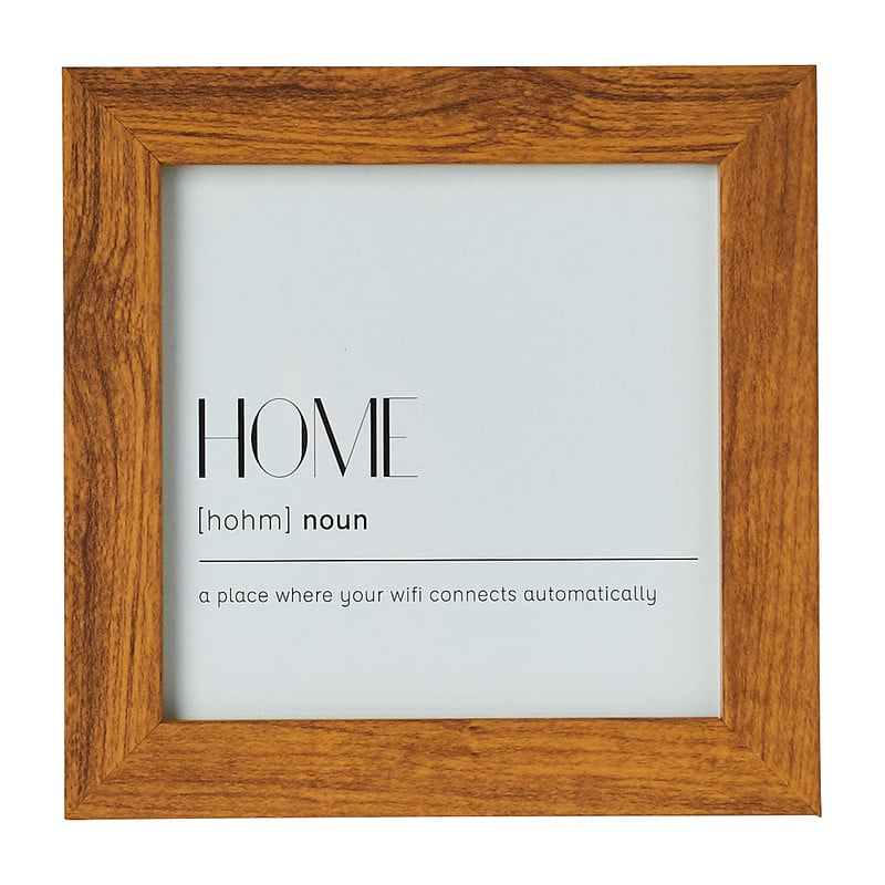 Fotolijst basic - hout - 10x10 cm