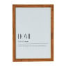 Fotolijst basic - hout - 21x30 cm