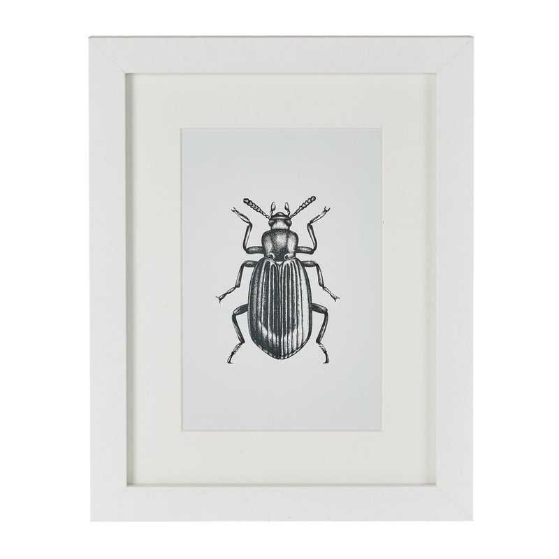 Fotolijst met passe partout - wit - 10x15 cm
